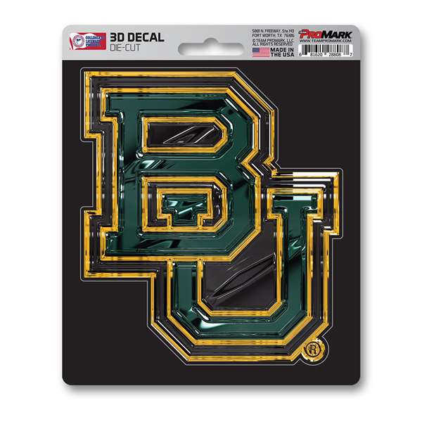 Baylor University Bears 3D Decal