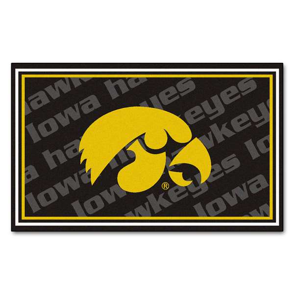 University of Iowa Hawkeyes 4x6 Rug