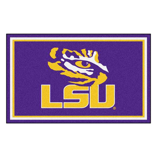 Louisiana State University Tigers 4x6 Rug