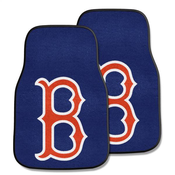 Boston Red Sox Red Sox 2-pc Carpet Car Mat Set