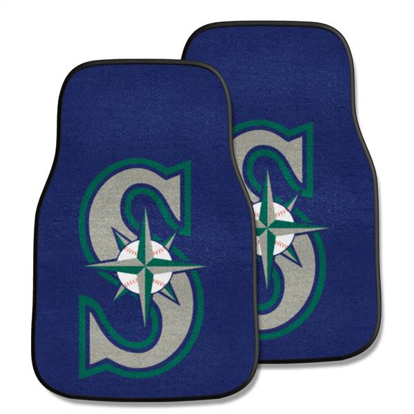 Seattle Mariners Mariners 2-pc Carpet Car Mat Set