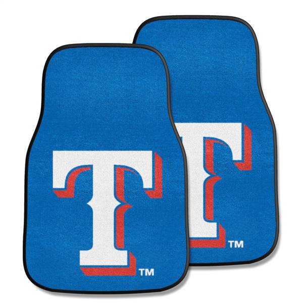 Texas Rangers Rangers 2-pc Carpet Car Mat Set