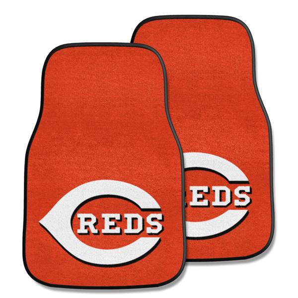Cincinnati Reds Reds 2-pc Carpet Car Mat Set