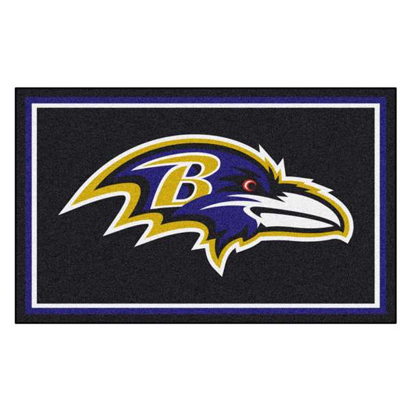Baltimore Ravens Ravens 4x6 Rug