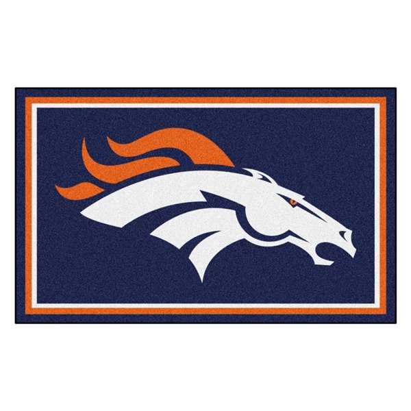 Denver Broncos Broncos 4x6 Rug