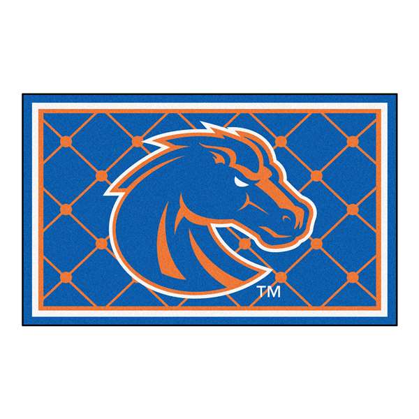 Boise State University Broncos 4x6 Rug