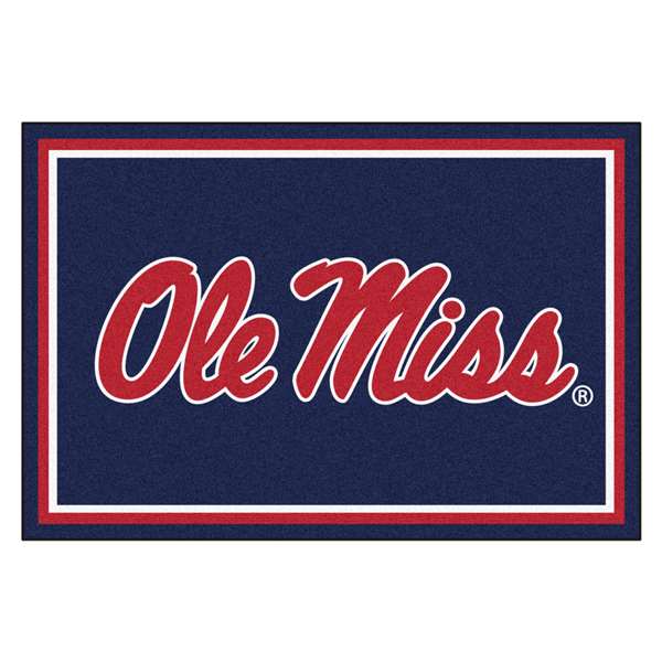 University of Mississippi Rebels 5x8 Rug