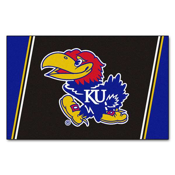 University of Kansas Jayhawks 4x6 Rug