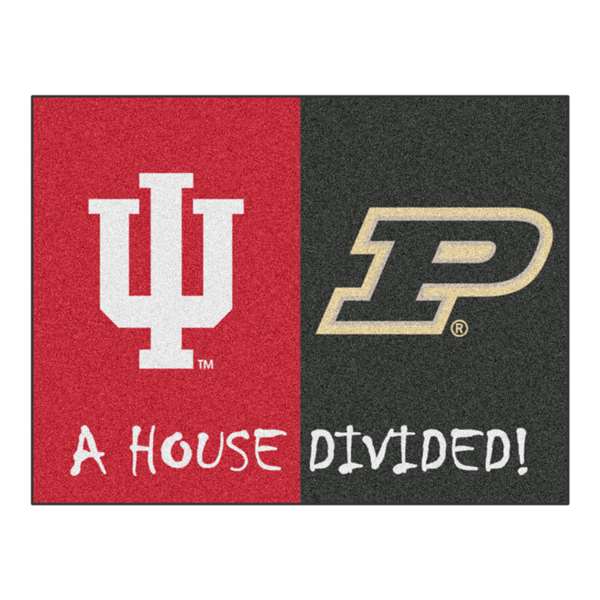 House Divided - Indiana / Purdue House Divided House Divided Mat