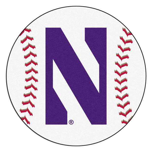 Northwestern University Wildcats Baseball Mat