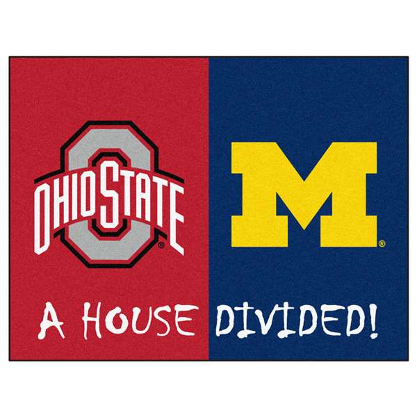 House Divided - Ohio State / Michigan House Divided House Divided Mat