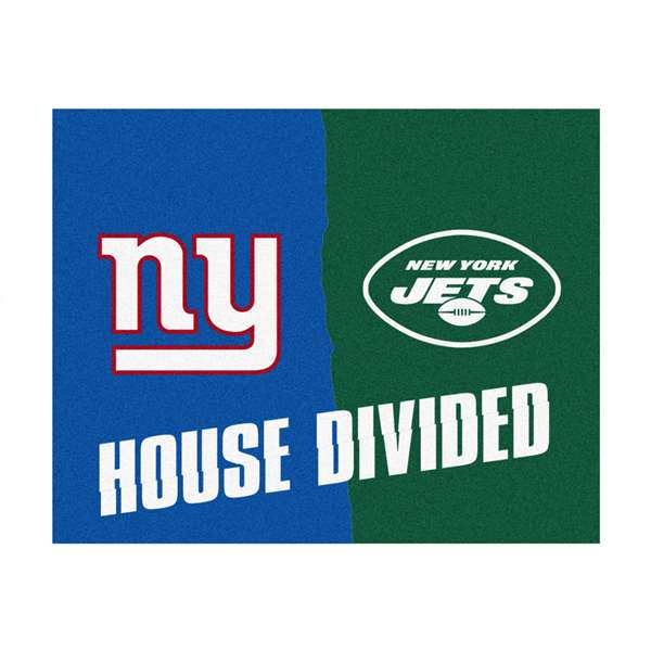 NFL House Divided - Giants / Jets House Divided House Divided Mat