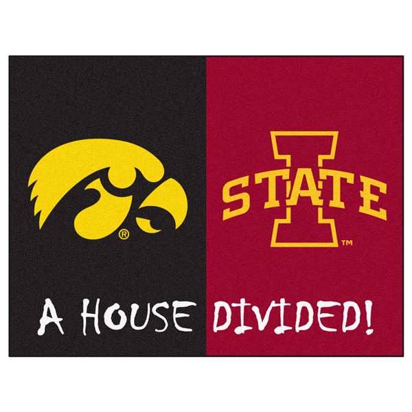 House Divided - Iowa / Iowa State House Divided House Divided Mat