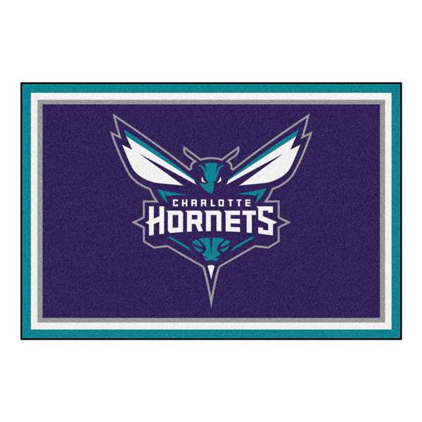 Charlotte Hornets Hornets 5x8 Rug