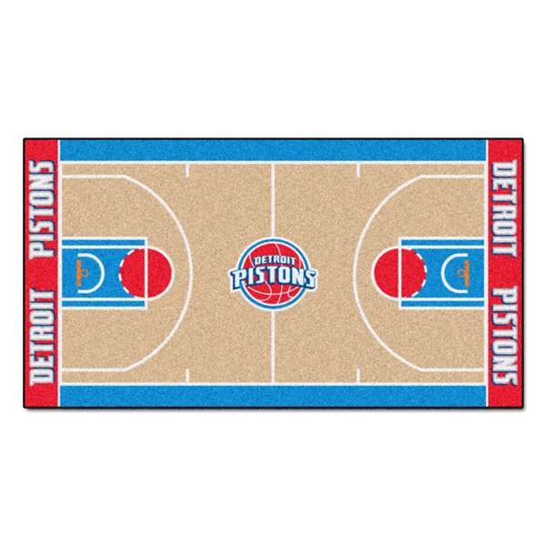 Detroit Pistons Pistons NBA Court Large Runner