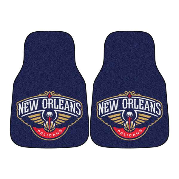 New Orleans Pelicans Pelicans 2-pc Carpet Car Mat Set