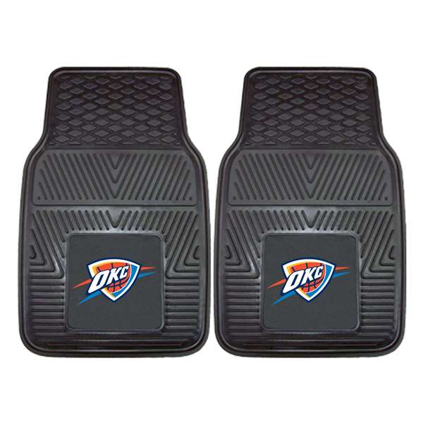 Oklahoma City Thunder Thunder 2-pc Vinyl Car Mat Set