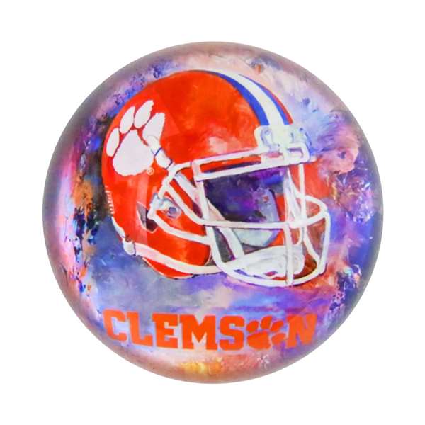 Clemson Tigers Glass Dome Paperweight  