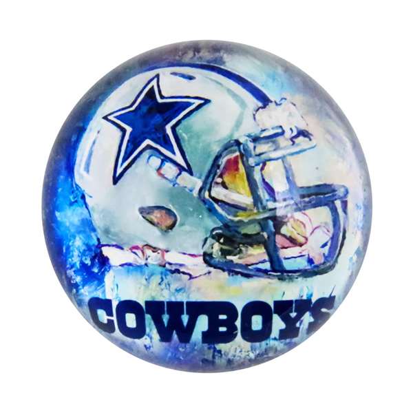 Dallas Cowboys Glass Dome Paperweight Glass Dome Paperweight  