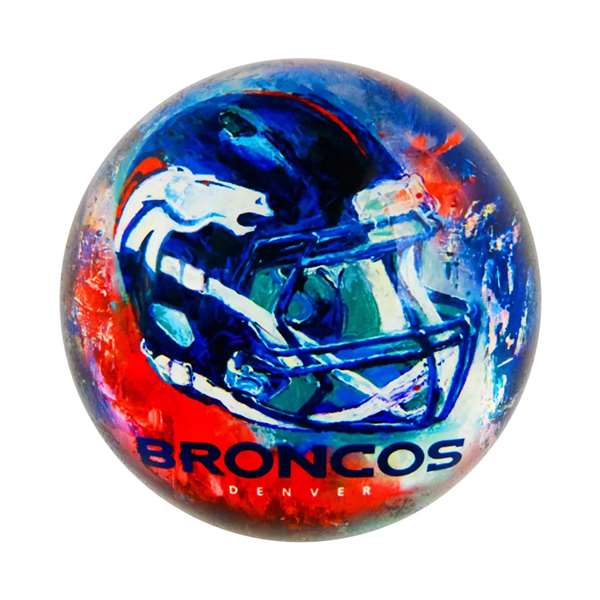 Denver Broncos Glass Dome Paperweight Glass Dome Paperweight  