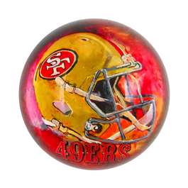 San Francisco 49ers Glass Dome Paperweight  