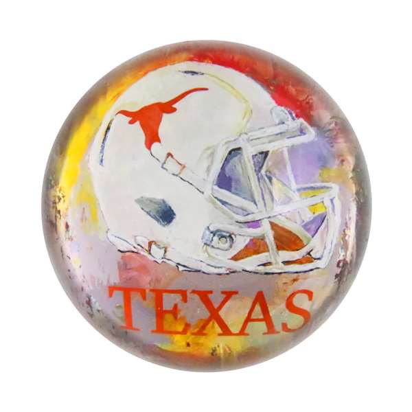 Texas Football Longhorns Glass Dome Paperweight  