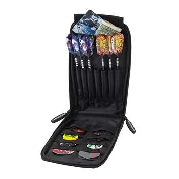 Casemaster Mini Pro Black Leather Dart Case  