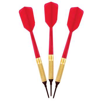 Viper Commercial Brass Bar Darts - Bag of 45 Darts - Red  