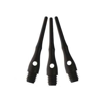 Viper Tufflex III 2BA Black 1000Ct Soft Dart Tips  