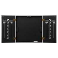 Viper Hideaway Dartboard Cabinet with Reversible Traditional and Baseball Dartboard  