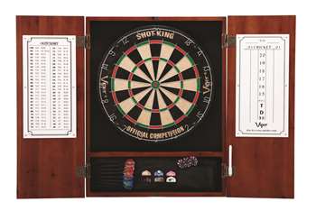 Viper Metropolitan Cinnamon Steel Tip Dartboard Cabinet  