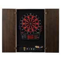 Viper Metropolitan Espresso Soft Tip Dartboard Cabinet  