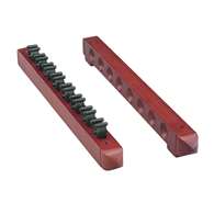 Viper Mahogany 8 Cue 2-Piece Wall Cue Rack  