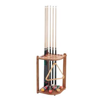 Viper Oak 10 Cue Corner Cue Rack  