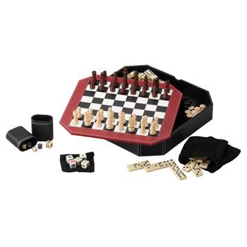Mainstreet Classics Octagon 5 in 1 Game Set