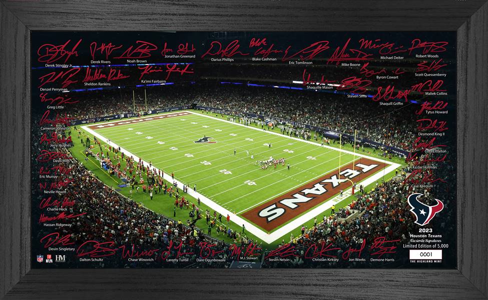 Houston Texans 2023 NFL Signature Gridiron  