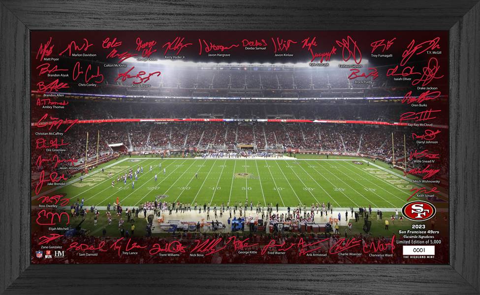 San Francisco 49ers 2023 NFL Signature Gridiron  