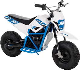 Huffy CR8-R Electric Mini Bike for Teens, 19MPH Max Throttle Speed, Full Suspension, 350W Motor and 36V Battery   