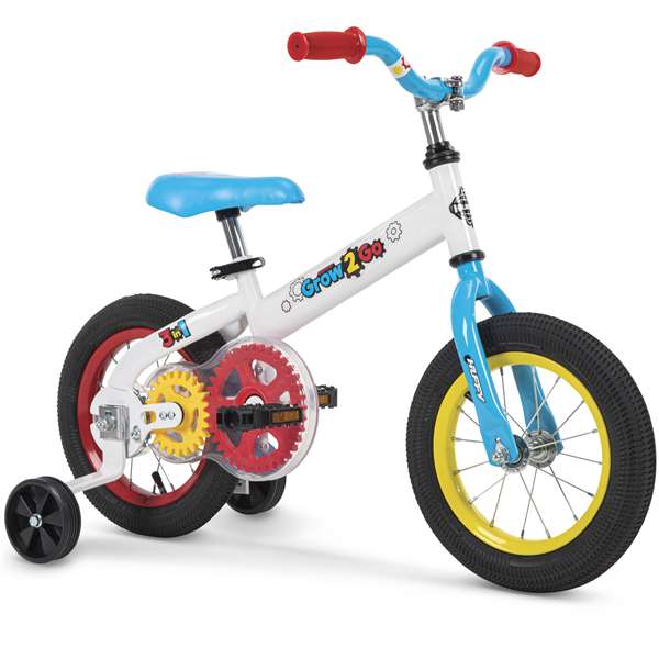 Huffy Grow 2 Go Conversion to Bike (primary colors) Balance Bike