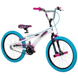 Huffy Jazzmin 20" Kids' Bike - Sparkly Snow Gloss  