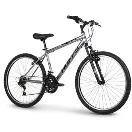 Huffy Incline 26-inch Men's 18-speed Hardtail Mountain Bike, Silver  