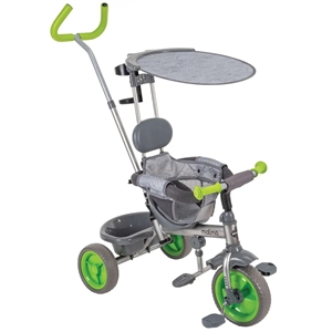 Huffy Malmo 4-in-1 Canopy Tricycle with Push Handle for Kids