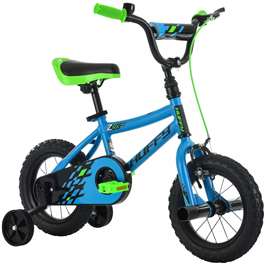 Huffy ZRX Kids' Quick Connect Bike, Process Blue, 12-inch  