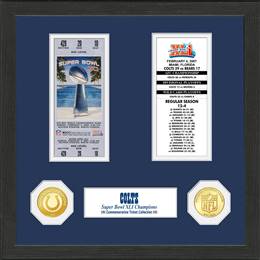 Indianapolis Colts Super Bowl Championship Ticket Collection  