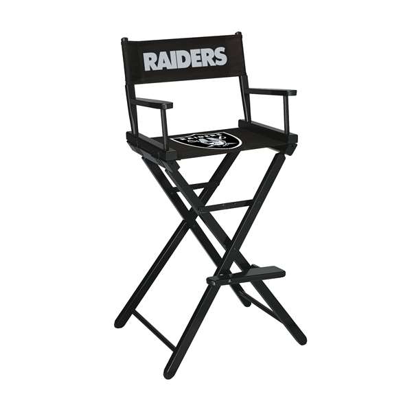 Las Vegas Raiders Bar Height Directors Chair  
