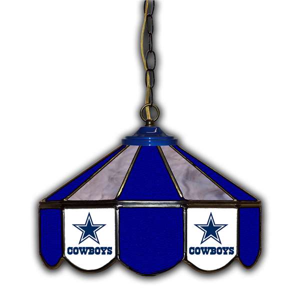 Dallas Cowboys  14" Glass Pub Lamp  