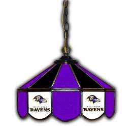 Baltimore Ravens  14" Glass Pub Lamp  