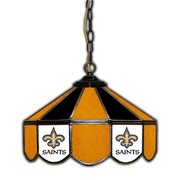 New Orleans Saints  14" Glass Pub Lamp  