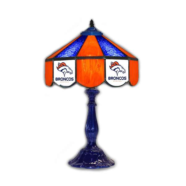 Denver Broncos  21" Glass Table Lamp   