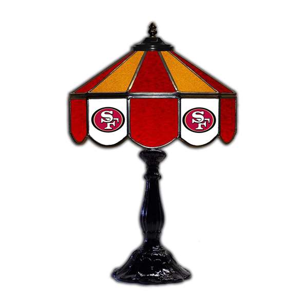 San Francisco 49ers  21" Glass Table Lamp   
